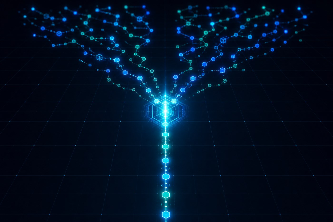 Abstract projection of duplicate tracking paths merging into one trusted conversion stream